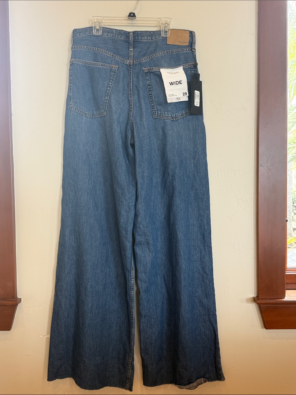 Rag & Bone Featherweight Sofie High Rise Ultra Wide Leg in Otto size 29 nwt - Picture 5 of 7